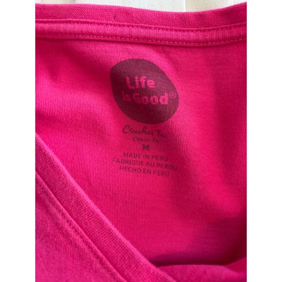 Life Is Good Wine Crusher Tee Long Sleeve Shirt Medium - Picture 5 of 7